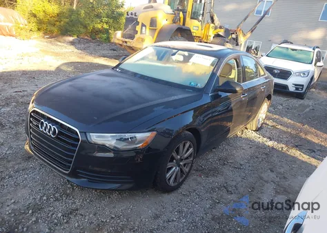 2014 Audi A6 2.0T Premium from USA, damaged, VIN WAUGFAFC1EN044973